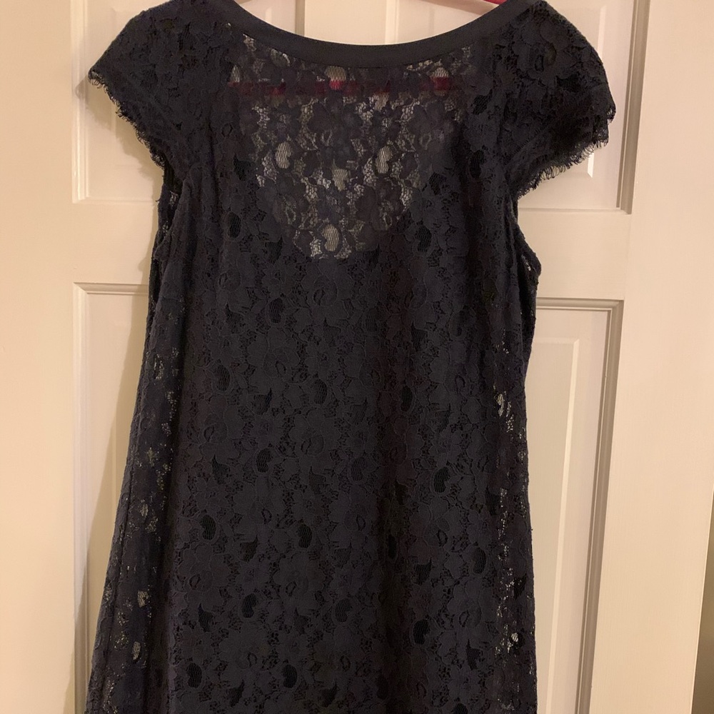 Navy blue lace Jessica Simpson dress
